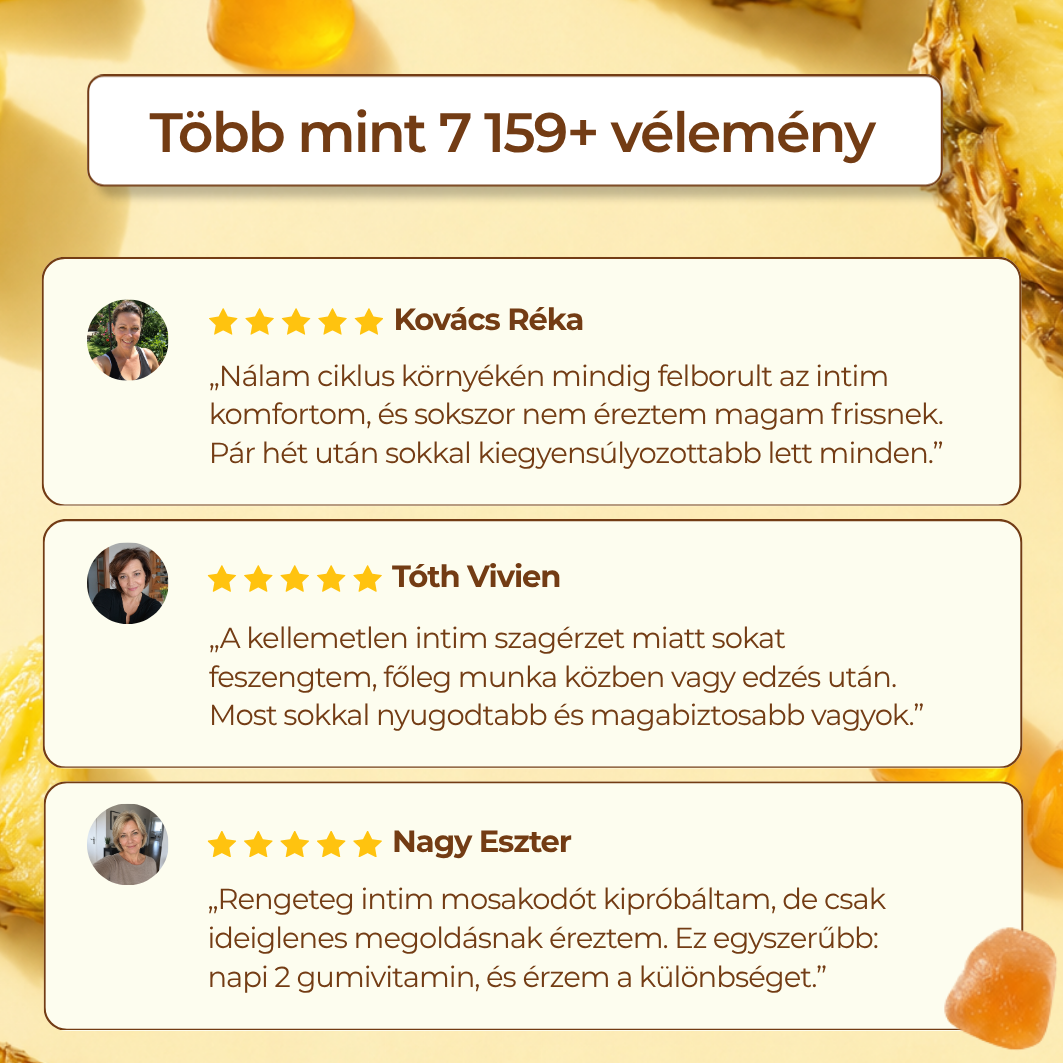 Női Intim Egyensúly Gumicukor