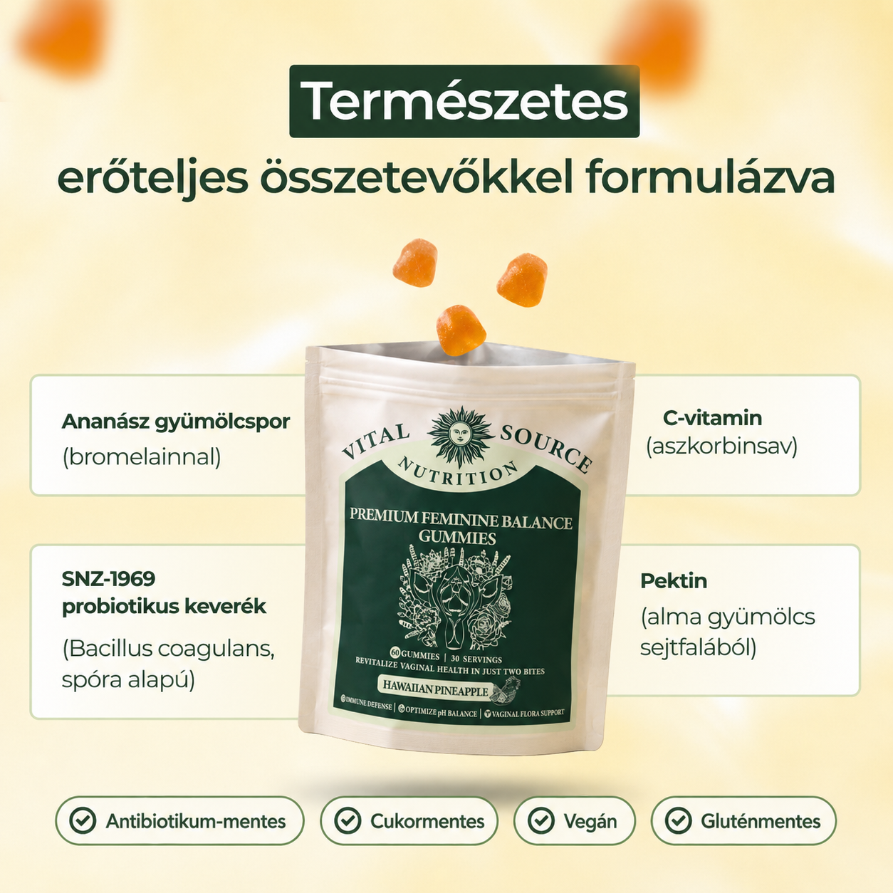 Női Intim Egyensúly Gumicukor